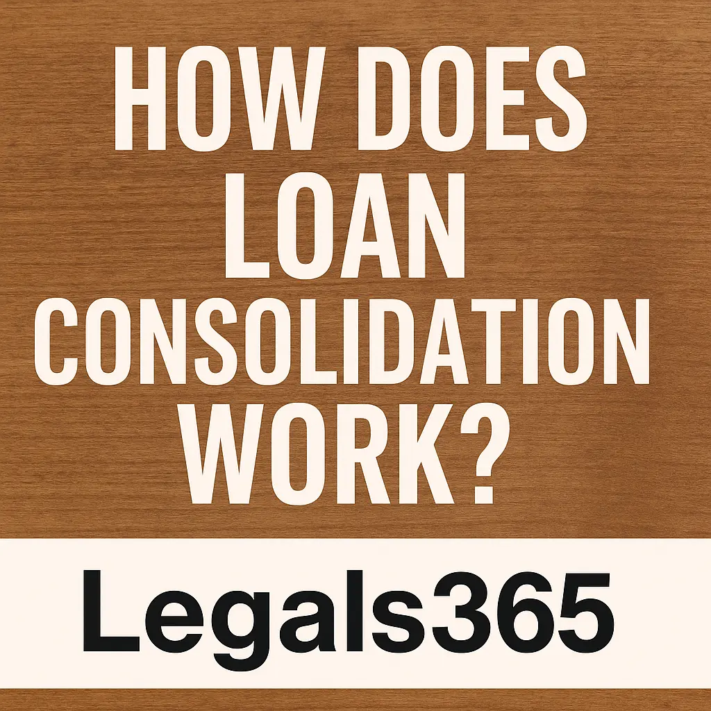How does loan consolidation work?”