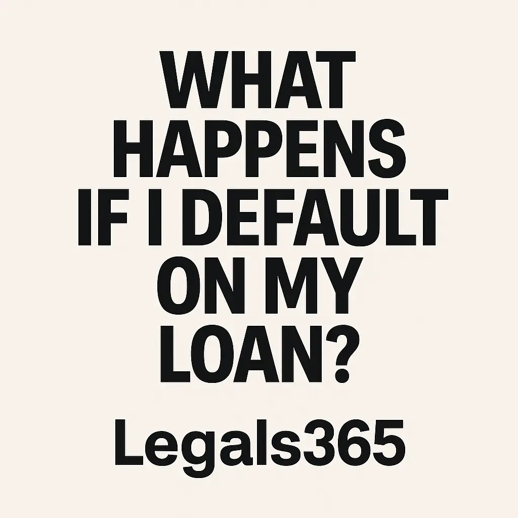 What happens if I default on my loan?